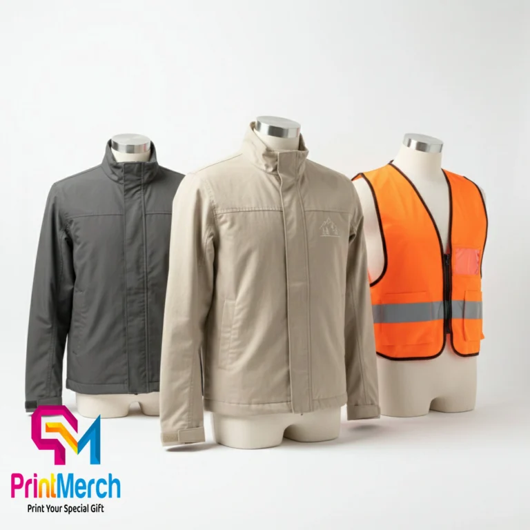 Jaket dan rompi outdoor custom untuk kebutuhan lapangan dan event perusahaan