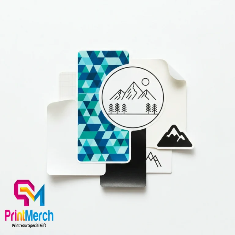 Stiker vinyl, sticker cut, dan label custom untuk branding produk