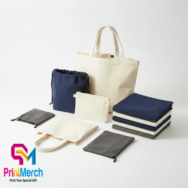 Tote bag dan tas custom bahan spunbond, kanvas, dan pouch untuk promosi dan souvenir